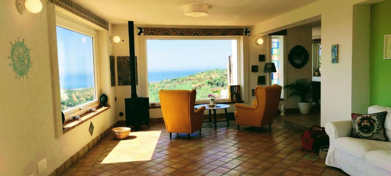 Villa Immersa In Oliveto Vista Mare Sciacca Eksteriør billede