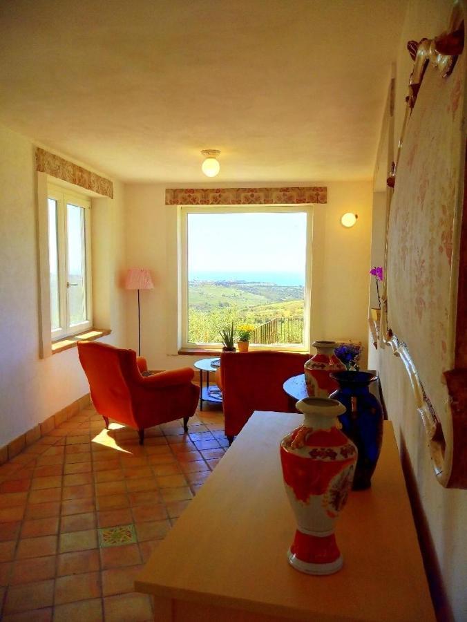 Villa Immersa In Oliveto Vista Mare Sciacca Eksteriør billede